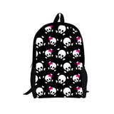 Skull Backpack for Girls Student Kids Bagpack