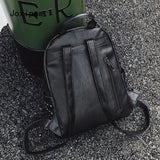 Women's Rivet Backpack Large Capacity Casual Travel School Bag