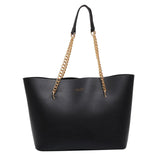 Stylish PU Leather Shoulder Bag for Women Chain Tote Shopper Handbag
