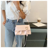 Exotic Soft Leather Lady Flip-top Bag One Shoulder Bag