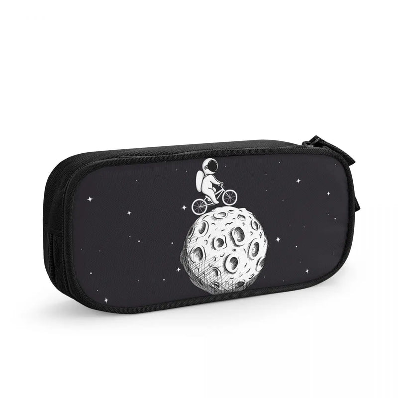 Outer Spaceman Print Pencil Case for Kids Boy Girl