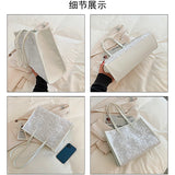 French Niche Texture Shoulder Bag for Women