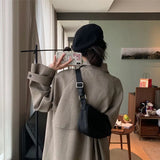 Shoulder Bags Women Zipper Nylon Casual Handbags Female Streetwear