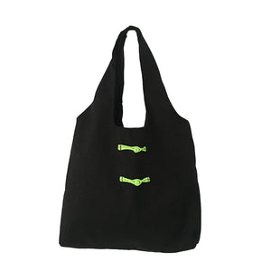 Large Capacity Canvas Shoulder Bag Women's Shopping Tote
