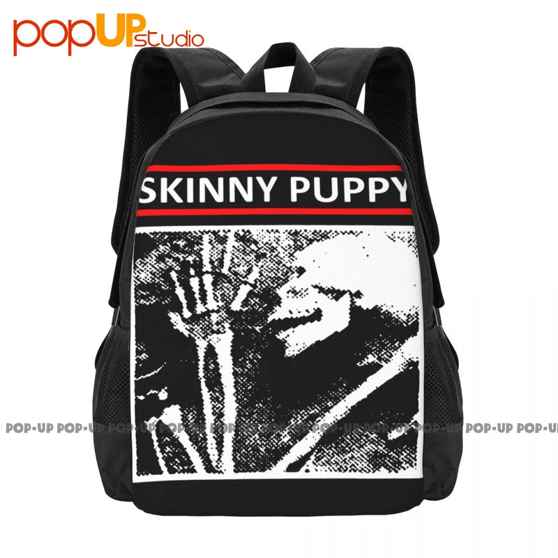 Skinny Puppy Band Twelve Inch Anthology Backpack Large Capacity Travel Schoolbag