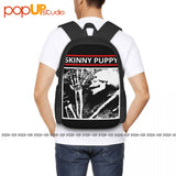 Skinny Puppy Band Twelve Inch Anthology Backpack Large Capacity Travel Schoolbag