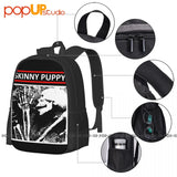 Skinny Puppy Band Twelve Inch Anthology Backpack Large Capacity Travel Schoolbag