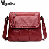 Soft PU Leather Women Messenger Bag Crossbody Handbag Purses