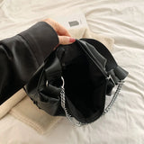 Soft Leather Tassel Handbag Shoulder Bag Large Capacity Top Handle Tote