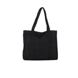 Solid Women's Large Capacity Tote Bag Canvas Shoulder Bag