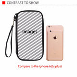 Stripes Dinosaur Zipper Wallet Female Long Passport Wallets Women Animals Print