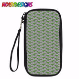 Stripes Dinosaur Zipper Wallet Female Long Passport Wallets Women Animals Print