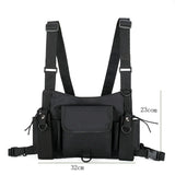 Tactical Bag Men Nylon Chest Rig Bag Hip Hop Streetwear Functional Boy Chest Rig