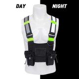 Tactical Bag Men Nylon Chest Rig Bag Hip Hop Streetwear Functional Boy Chest Rig