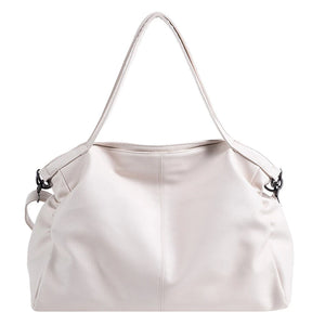 Large Capacity Hobo Shoulder Bags Soft Leather Crossbody Handbags