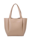 Large Capacity Tote Bag for Women Soft Pu Leather Shoulder Handbag
