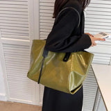 Large Capacity Women's Shoulder Bag Solid Underarm Female Crossbody Bags
