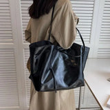 Large Capacity Women's Shoulder Bag Solid Underarm Female Crossbody Bags