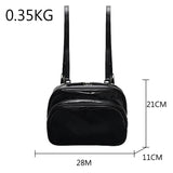 Transparent Women's Backpack Casual School Bag for Girls
