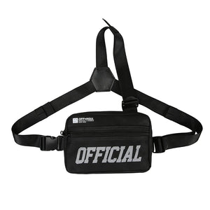 Men's Tactical Chest Utility Bag Hip-hop Vest