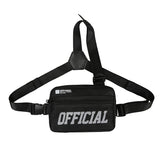 Men's Tactical Chest Utility Bag Hip-hop Vest
