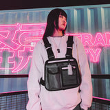 Hip Hop Tactical Harness Chest Rig Kanye West Waist Pack Chest Bag