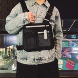 Hip Hop Tactical Harness Chest Rig Kanye West Waist Pack Chest Bag