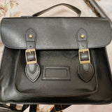 Adams Family Satchel Messenger Bag Girl PU Leather Role Play Mini Backpack