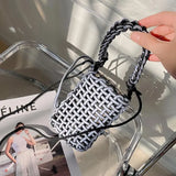 Hand-woven Beach Woman Phone Tote Bag Soft Shoulder Messenger