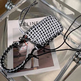 Hand-woven Beach Woman Phone Tote Bag Soft Shoulder Messenger