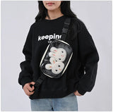 Transparent Ita Waist Pack Bag Pouch Belt Travel Hip Casual Fanny Bag