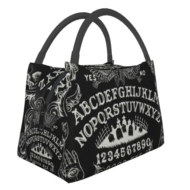 Witch Board Insulated Lunch Bag for School Horror Ghost Waterproof Cooler