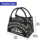 Witch Board Insulated Lunch Bag for School Horror Ghost Waterproof Cooler