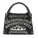 Witch Board Insulated Lunch Bag for School Horror Ghost Waterproof Cooler