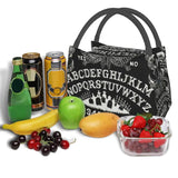 Witch Board Insulated Lunch Bag for School Horror Ghost Waterproof Cooler