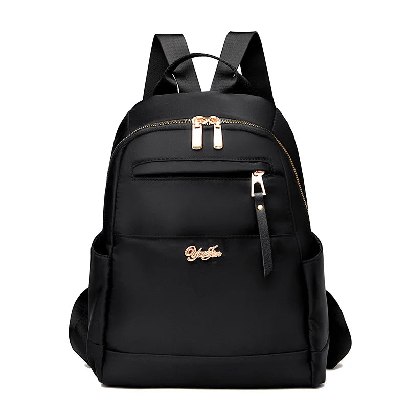 Women Oxford Backpack Waterproof Large Capacity Canvas Bagpack