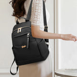 Women Oxford Backpack Waterproof Large Capacity Canvas Bagpack