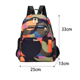 Women Oxford Backpack Waterproof Large Capacity Canvas Bagpack