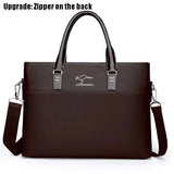 Men's Messenger Bag Briefcase for Laptop A4 Documents Portfolio