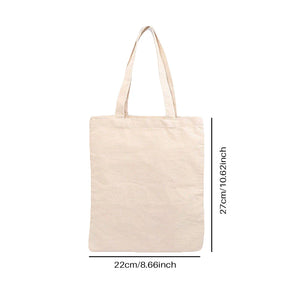 Reusable Canvas Shopping Bag Eco Foldable Tote Handbag