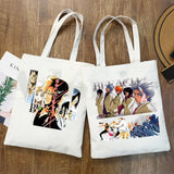 Bleach Anime Ichigo Zaraki Kenpachi Shoulder Bag Women Canvas Handbag