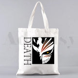 Bleach Anime Ichigo Zaraki Kenpachi Shoulder Bag Women Canvas Handbag