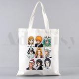 Bleach Anime Ichigo Zaraki Kenpachi Shoulder Bag Women Canvas Handbag