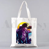 Bleach Anime Ichigo Zaraki Kenpachi Shoulder Bag Women Canvas Handbag