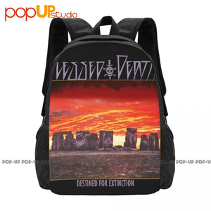 Blessed Death Destined For Extinction Backpack Large Capacity School