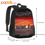 Blessed Death Destined For Extinction Backpack Large Capacity School