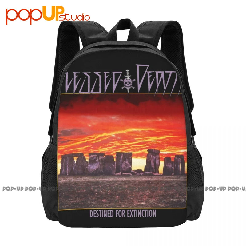 Blessed Death Destined For Extinction Backpack Large Capacity School