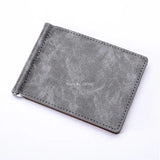 Blevolo Men's Wallet High PU Leather Metal Clip Money Wallet