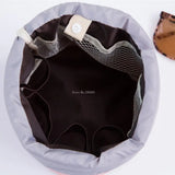 Blevolo Cosmetic Bag Round Waterproof Makeup Travel Organizer