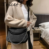 Crystal Shoulder Bag Cross Chain Flap Body Bag Women Stylish Lady Hand Bags